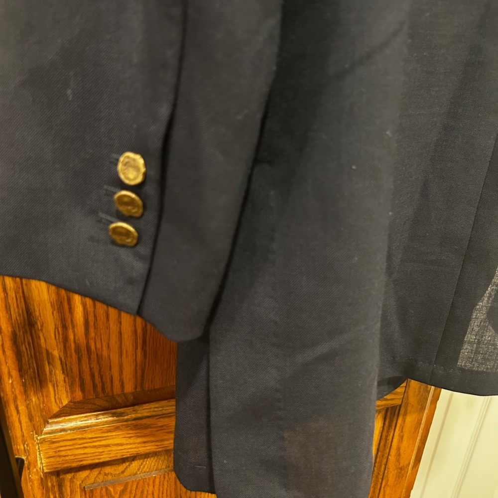 Sid Mashburn Ghost Blazer Navy Hopsack Euc (Tag S… - image 3